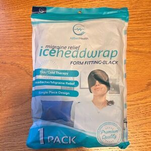 NWOT  AllSet Health Cold/Hot Head Wrap - Black